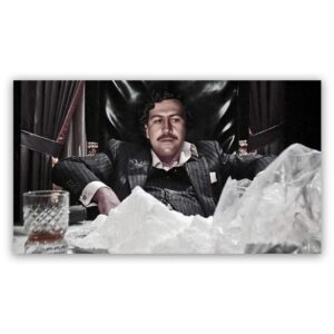 pablo montana escobar schilderij popartschilderijen