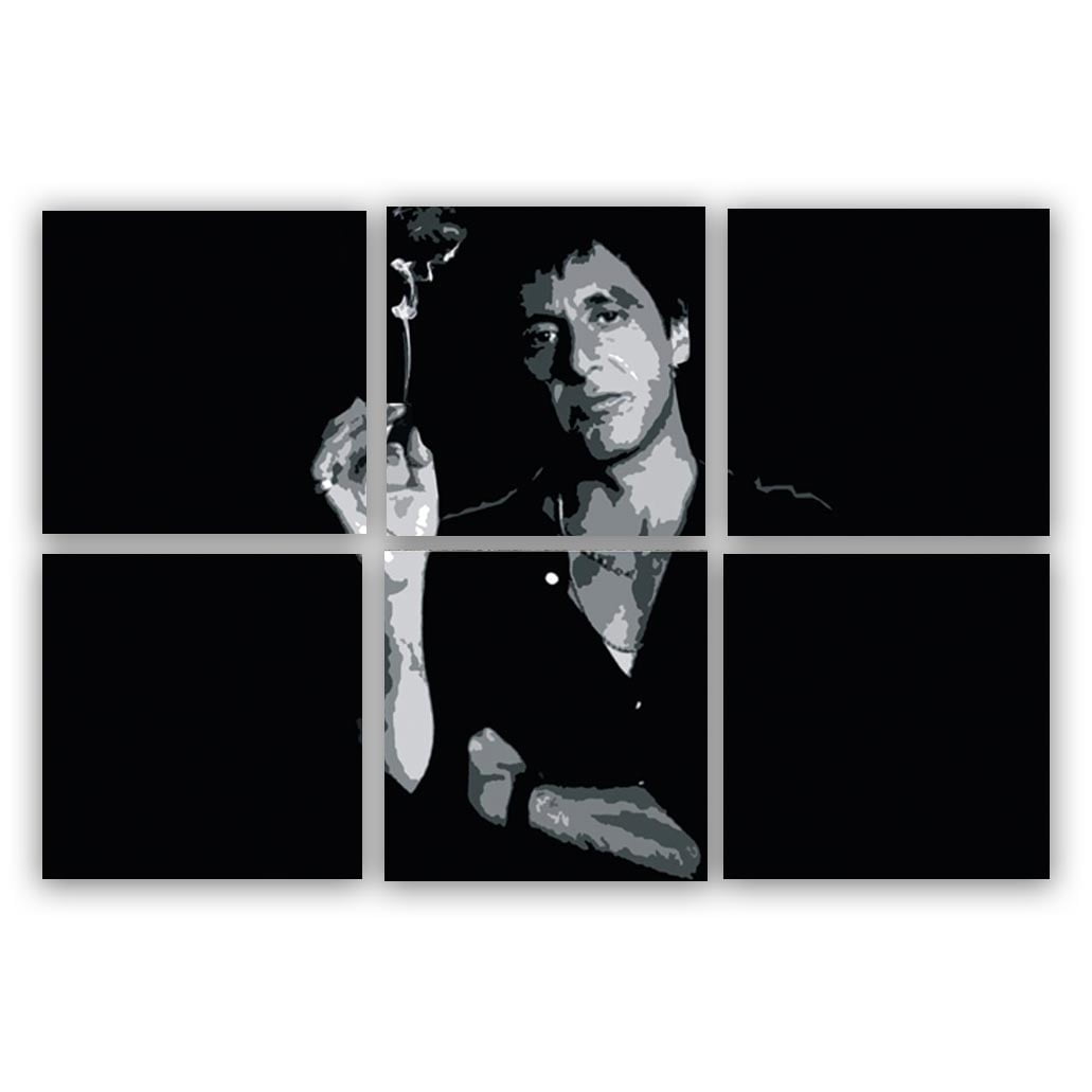 scarface 6 luik 2 schilderij