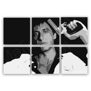 scarface-handgeschilderd-schilderi
