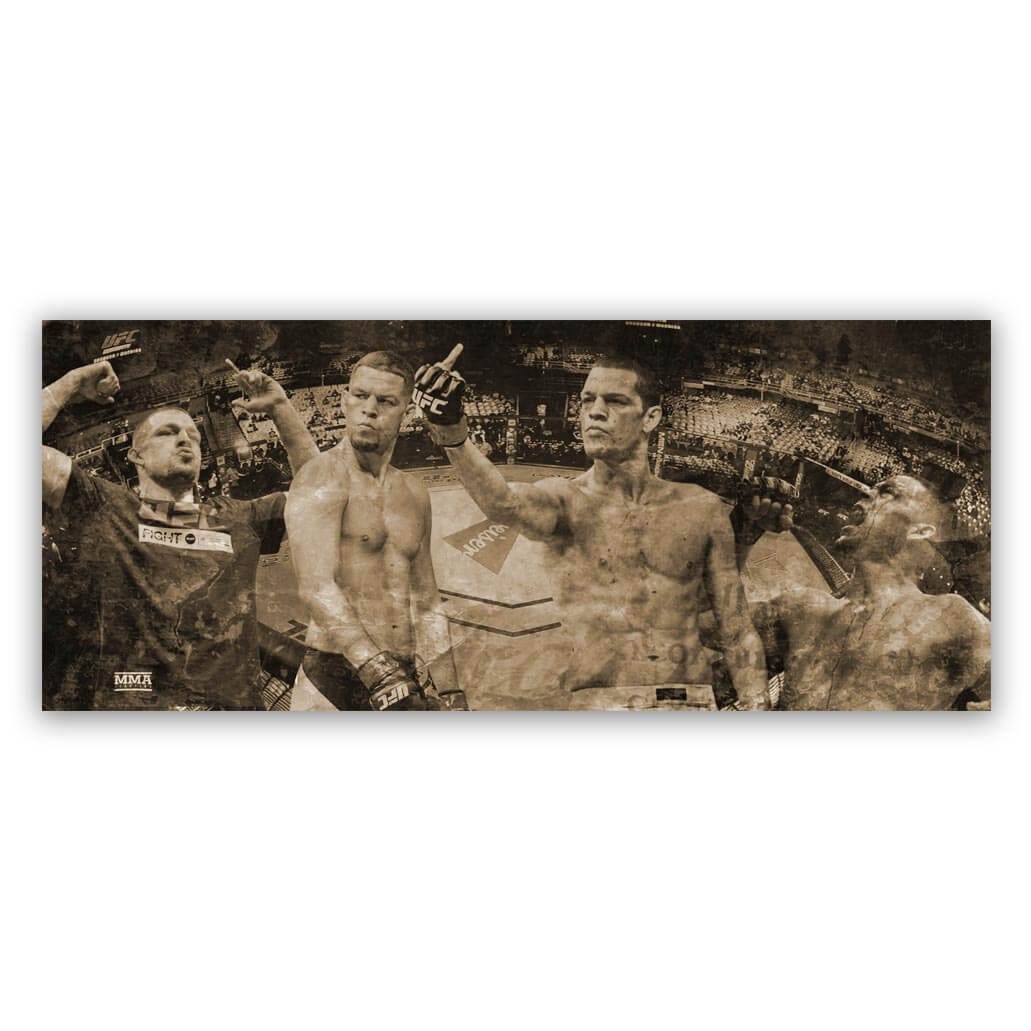 Nate Diaz UFC schilderij