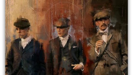 Peaky Blinders paintings Style