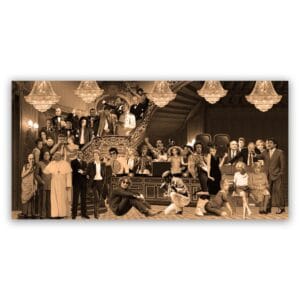 The Influencers Party sepia