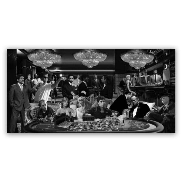 Icons Casinon Night Zwart-wit