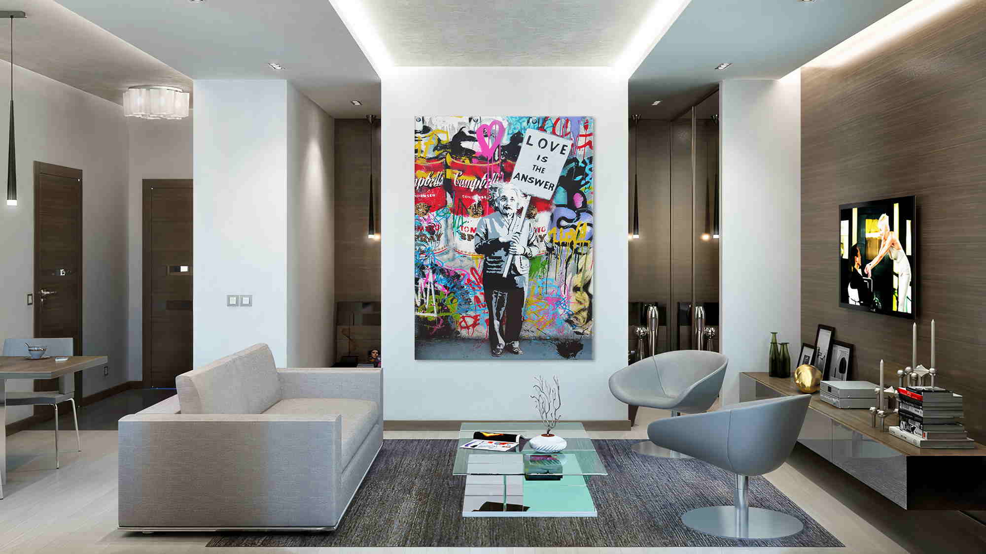 banksy einstein huiskamer 2
