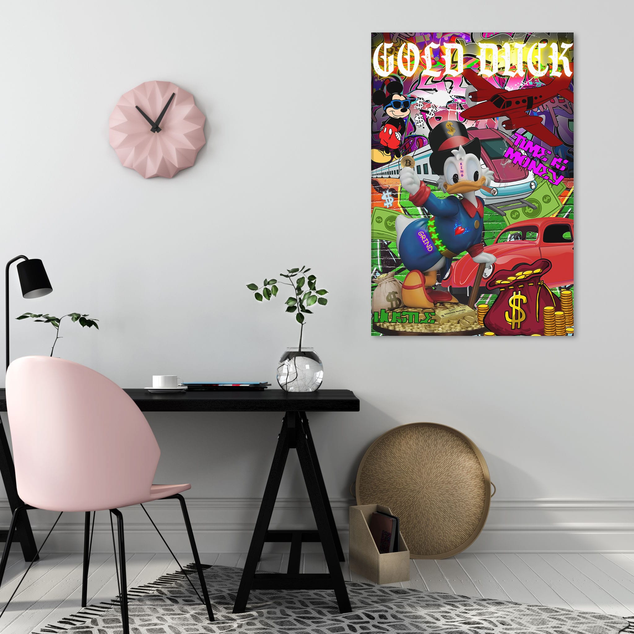 Duck Dollar pop huiskamer 1 Duck-dollar