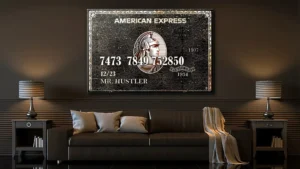 Creditcard hustler huiskamer