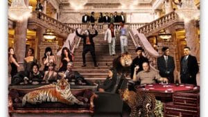 Popart gangster paradise kleur