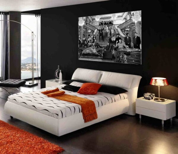 Popart gangster paradise zwart sfeerbeeld